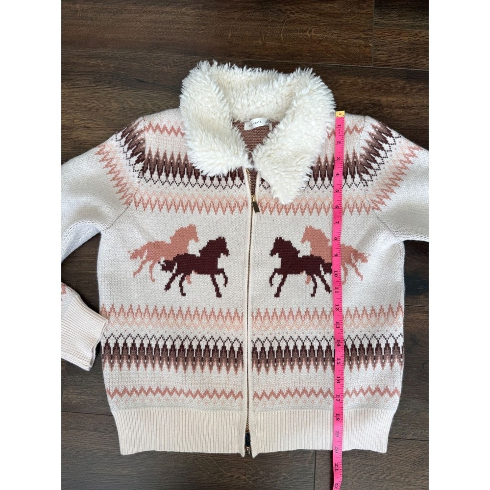 Altr'd State Western Horse Theme Cardigan Sweater Women Small NWOT - Picture 7 of 10